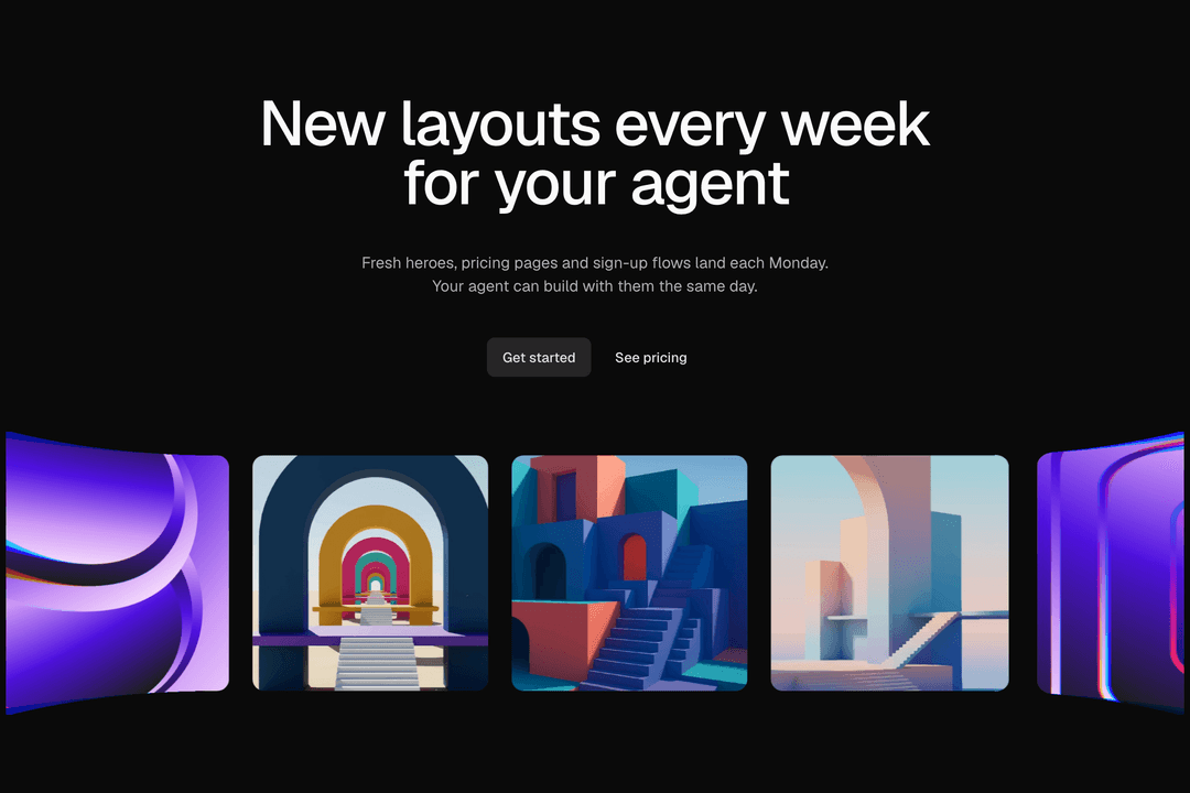 Layout - Turning Bot Avatar Hero for React and Tailwind